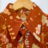 custom tailored フラワー 総柄 ナイロン混 長袖シャツ メンズ import:M