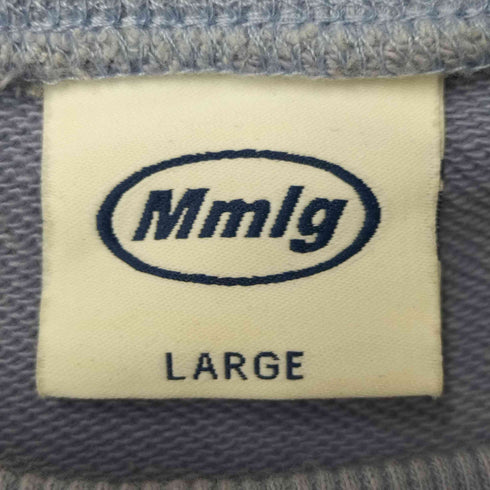 エムエムエルジー Mmlg MMLG SWEAT ロゴ プリント クルーネック スウェット レディース import:L