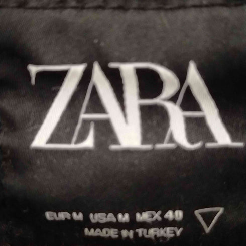 ザラ ZARA ペイントクラッシュデニムジャケット メンズ JPN:M