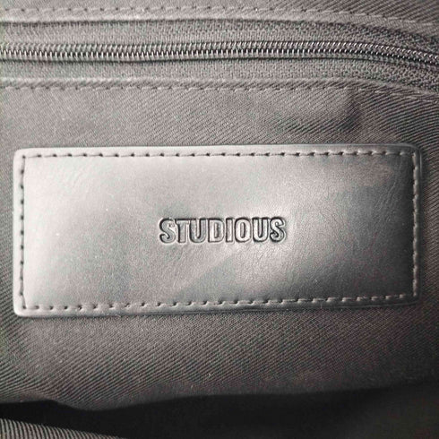 ステュディオス STUDIOUS Leather Moon Bag メンズ