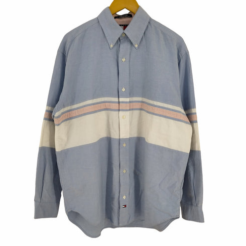 トミーヒルフィガー TOMMY HILFIGER マルチボーダー ライン BDシャツ メンズ import:M