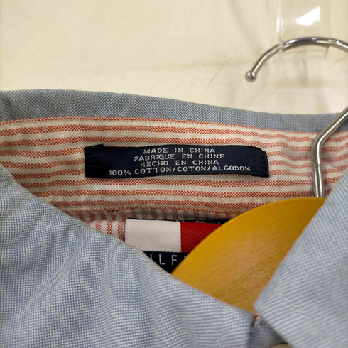 トミーヒルフィガー TOMMY HILFIGER マルチボーダー ライン BDシャツ メンズ import:M