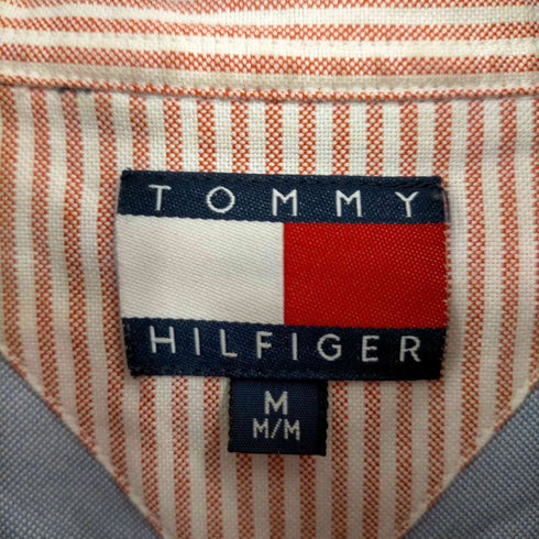 トミーヒルフィガー TOMMY HILFIGER マルチボーダー ライン BDシャツ メンズ import:M