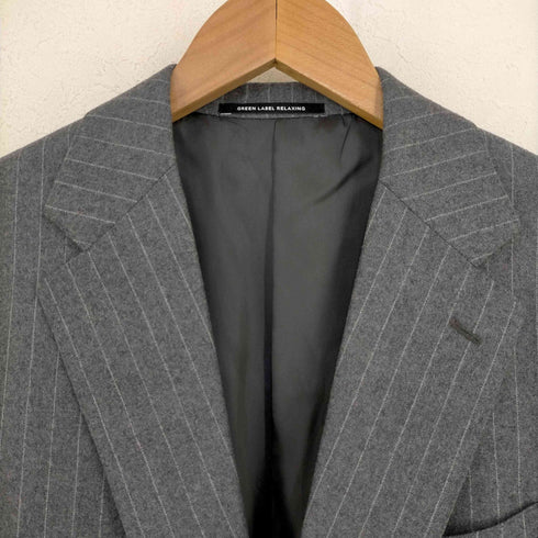 ユナイテッドアローズグリーンレーベルリラクシング UNITED ARROWS green label relaxing GUABELLO社製 MONGRANDO 120S生地 2Bシングルテーラードジャケット メンズ JPN:46