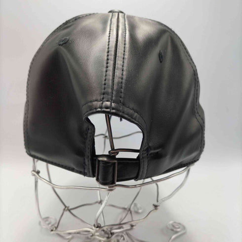アディダス adidas FAKE LEATHER CAP フェイクレザー パフォーマンス ロゴ刺繍 6パネル キャップ メンズ FREE
