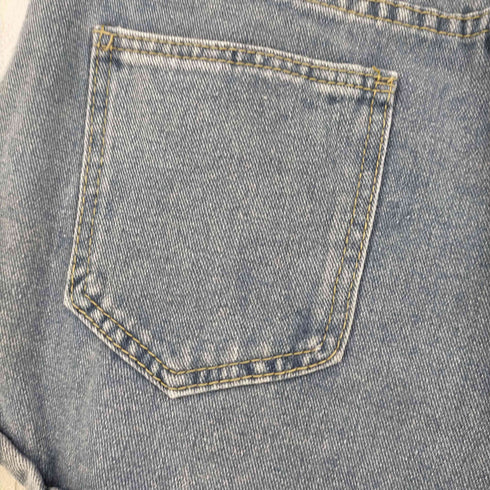 2wayガーターデニムパンツ レディース JPN:M