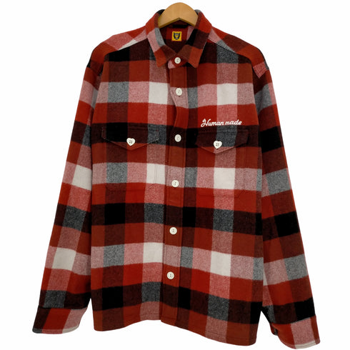 ヒューマンメイド HUMAN MADE WOOL BEAVERBLOCK CHECK SHIRT メンズ JPN:XXL