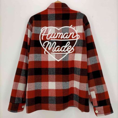 ヒューマンメイド HUMAN MADE WOOL BEAVERBLOCK CHECK SHIRT メンズ JPN:XXL