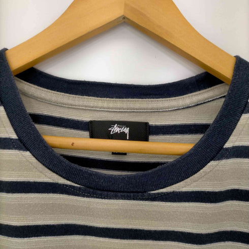 ステューシー Stussy 21SS ボーダークルーネックTシャツ メンズ import:XL