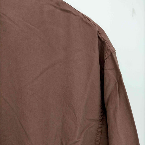 パパス papas シルク100 オーバーサイズシャツ メンズ import:M