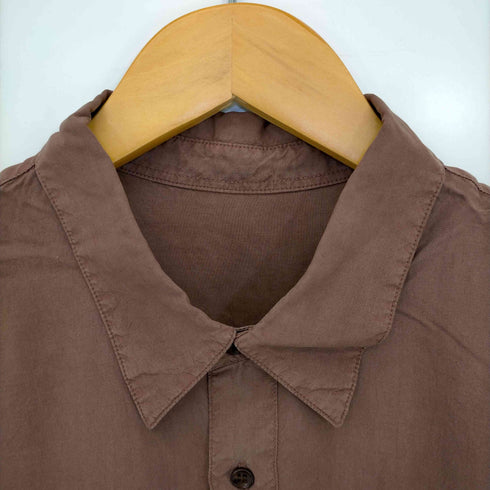パパス papas シルク100 オーバーサイズシャツ メンズ import:M