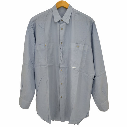 パパス papas シルク100 オーバーサイズシャツ メンズ import:M