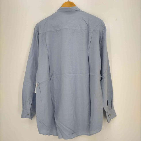 パパス papas シルク100 オーバーサイズシャツ メンズ import:M
