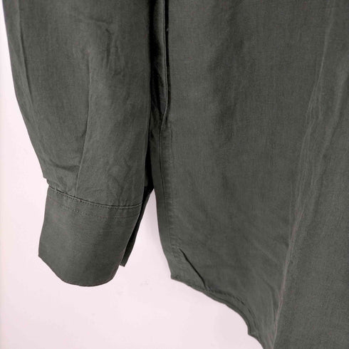 パパス papas シルク100 オーバーサイズシャツ メンズ import:M