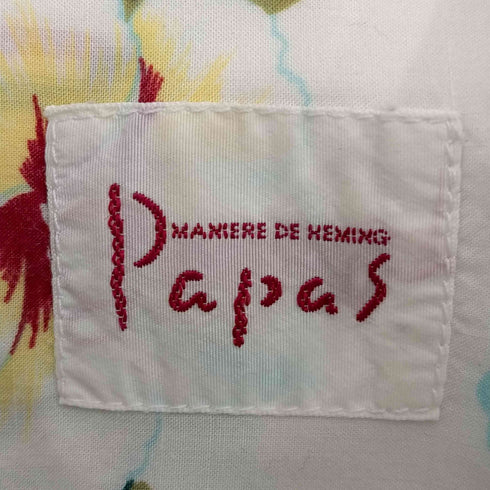 パパス papas レーヨン アロハシャツ メンズ import:M