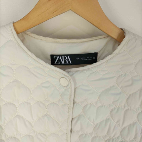 ザラ ZARA ハートキルティングジャケット レディース import:M