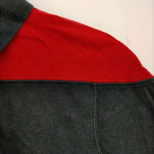 ポロラルフローレン POLO RALPH LAUREN CUSTOM FIT バイカラー ワッペン ポロシャツ メンズ import:S