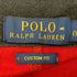 ポロラルフローレン POLO RALPH LAUREN CUSTOM FIT バイカラー ワッペン ポロシャツ メンズ import:S