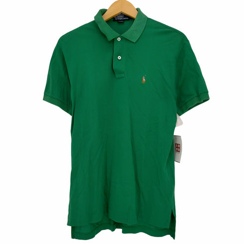 ポロバイラルフローレン Polo by RALPH LAUREN ペルー製 ポニー刺繍 ポロシャツ メンズ import:S