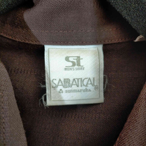 SABBATICAL ストライプ柄 オープンカラーシャツ メンズ JPN:M