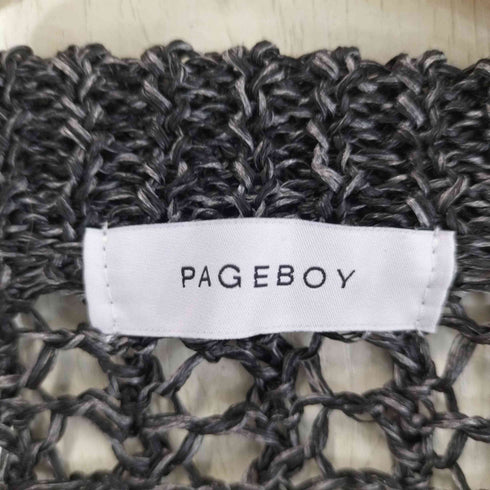 ページボーイ PAGEBOY メッシュカーディガン レディース FREE