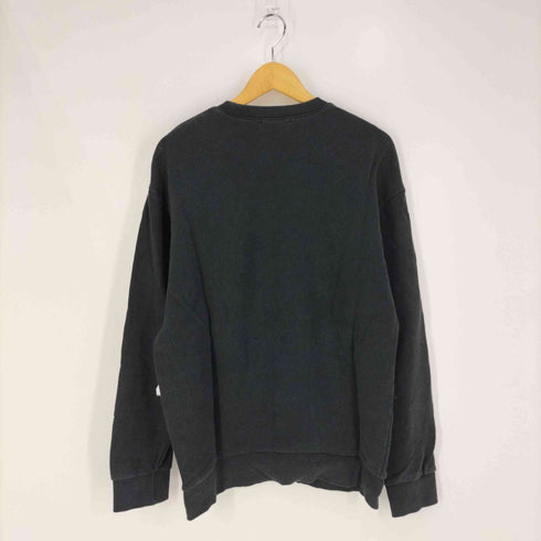 ゲス GUESS トライアングルロゴプリント クルーネックスウェット メンズ JPN:L