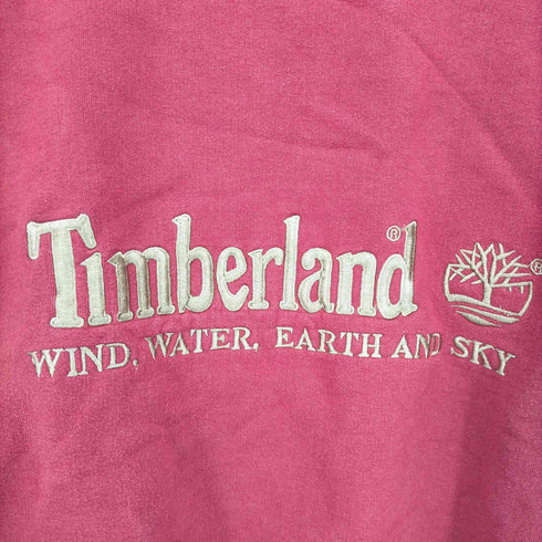 ティンバーランド Timberland 00s ロゴ刺繍 クルーネックスウェット メンズ import:M