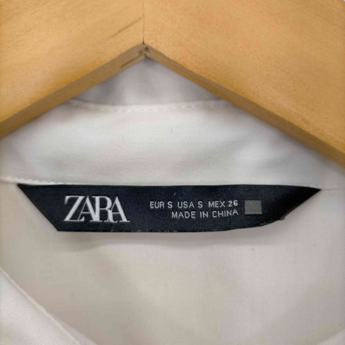 ザラ ZARA プリーツデザイン L/S ブラウス レディース import:S