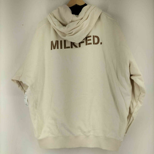 ミルクフェド MILKFED. STENCIL LOGO WIDE SWEAT HOODIE レディース ONE SIZE