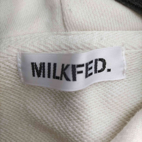 ミルクフェド MILKFED. STENCIL LOGO WIDE SWEAT HOODIE レディース ONE SIZE