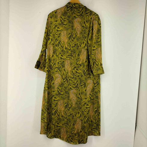 ザラ ZARA SATIN EFFECT PRINT DRESS レディース XS