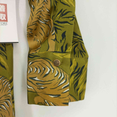 ザラ ZARA SATIN EFFECT PRINT DRESS レディース XS