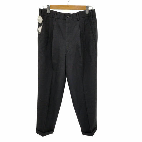 コムデギャルソンオムドゥ COMME des GARCONS HOMME DEUX ツータックウールスラックス メンズ L