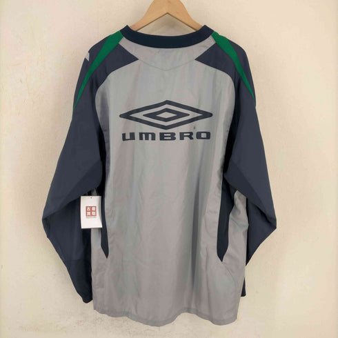 アンブロ UMBRO デサント製 両面プリント ナイロンプルオーバー ピステ メンズ O-XO