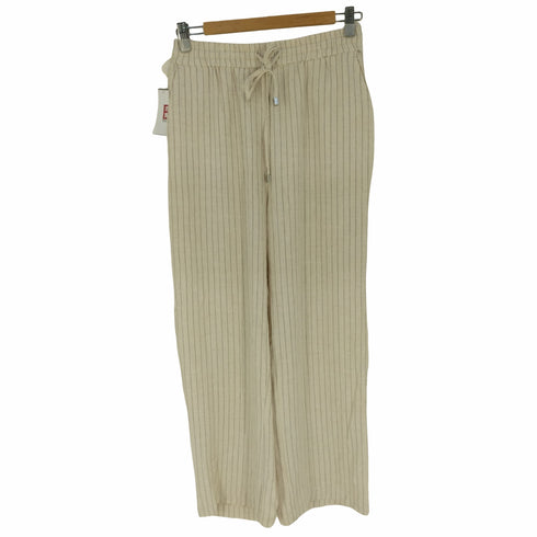 ザラ ZARA STRIPED RUSTIC PANTS レディース JPN:M