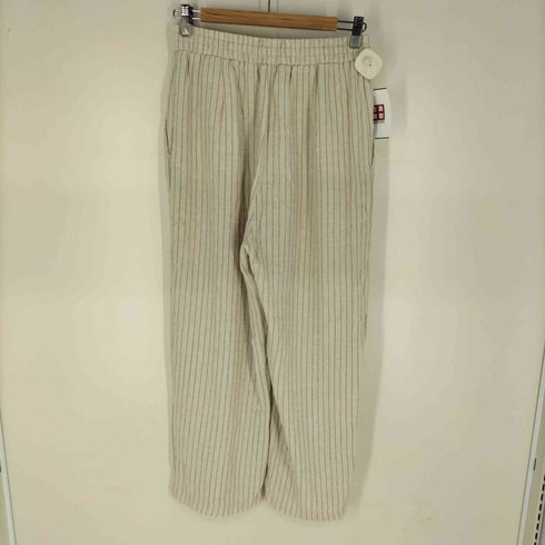 ザラ ZARA STRIPED RUSTIC PANTS レディース JPN:M