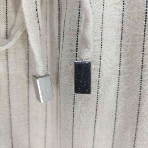 ザラ ZARA STRIPED RUSTIC PANTS レディース JPN:M