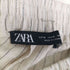 ザラ ZARA STRIPED RUSTIC PANTS レディース JPN:M