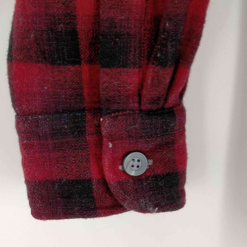 Sierra wools L/S オープンカラーオンブレチェックシャツ ボックスシルエット メンズ