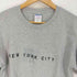 ギルダン GILDAN 90-00s 二枚タグ NEW YORK CITY フロント刺繍 クルーネックTシャツ メンズ import:M