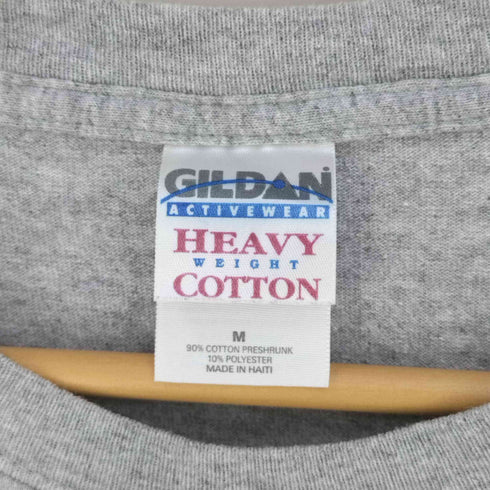ギルダン GILDAN 90-00s 二枚タグ NEW YORK CITY フロント刺繍 クルーネックTシャツ メンズ import:M