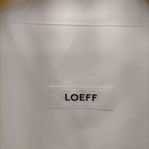 ロエフ LOEFF 23AW スタンドネックコルセットシャツ レディース 0