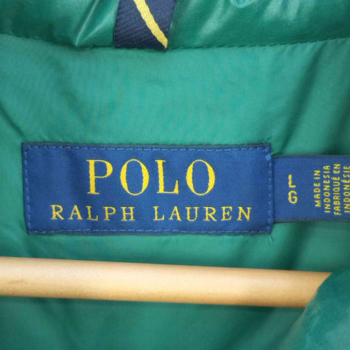 ポロラルフローレン POLO RALPH LAUREN ポニー刺繍 ナイロン ダウンベスト メンズ import:L