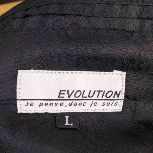 エボリューション EVOLUTION 裏地ペイズリー 柄 ラベルテーレオパード柄 メタルボタン テーラードジャケット メンズ JPN:L