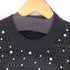 ザラ ZARA CROPPED KNIT SWEATER WITH PEARL BEADS レディース S