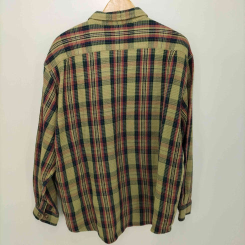 エルエルビーン L.L.Bean 90-2000s チェック柄 コットンワークシャツ メンズ import:L