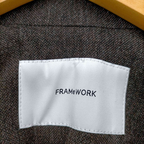 フレームワーク FRAMe WORK 22AW Wオーバーサイズジャケット レディース FREE