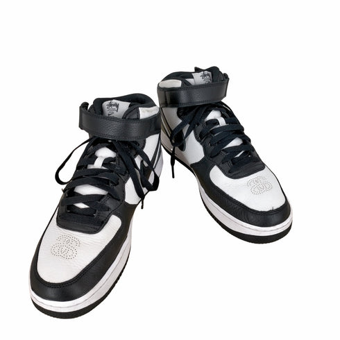 ステューシー Stussy Air Force 1 Mid Black and Light Bone メンズ JPN:26