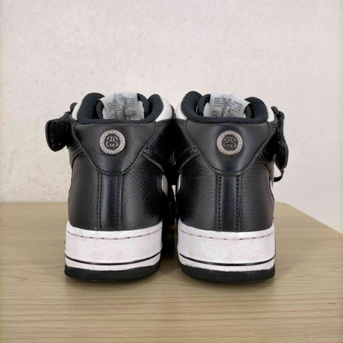 ステューシー Stussy Air Force 1 Mid Black and Light Bone メンズ JPN:26