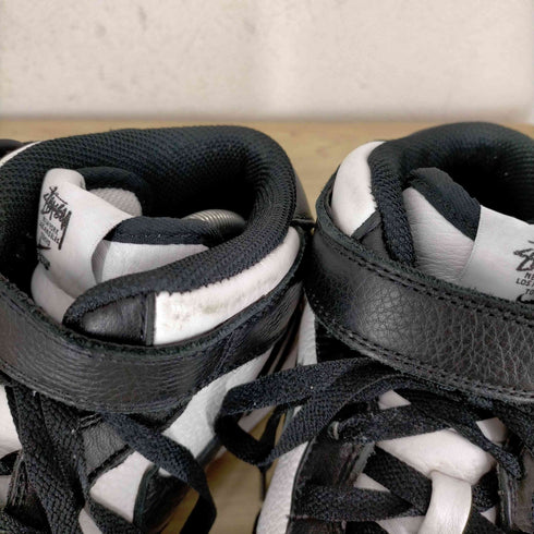 ステューシー Stussy Air Force 1 Mid Black and Light Bone メンズ JPN:26